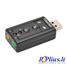 Garso plokštė USB 2.0 3D Virtual 7.1 
