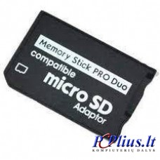 MicroSD -> Memory Stick Pro Duo Adapteris